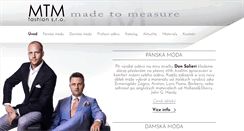 Desktop Screenshot of mtm-fashion.cz