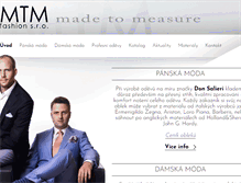 Tablet Screenshot of mtm-fashion.cz